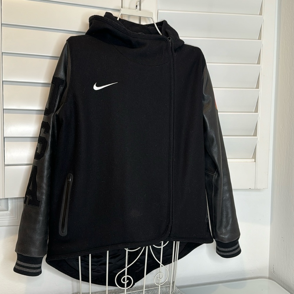 Nike Olympic wool and Leather sleeves